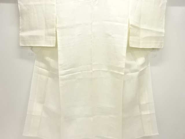 JAPANESE KIMONO / ANTIQUE JUBAN FOR SUMMER / STREAM & FLOWER